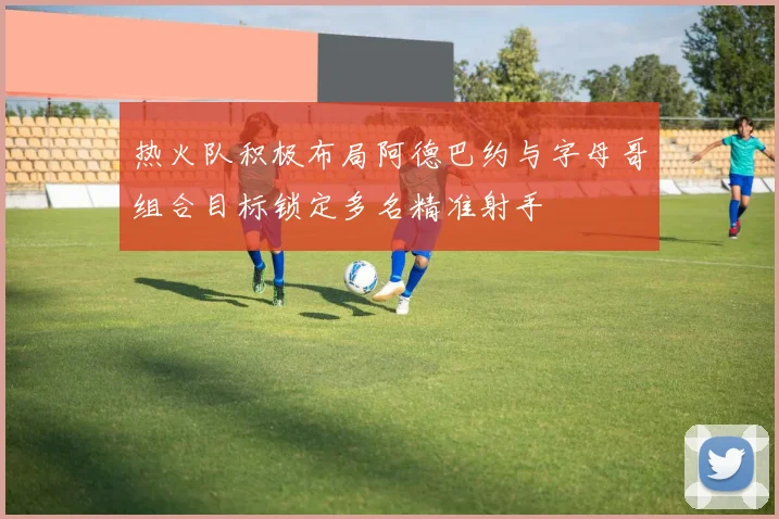 热火队积极布局阿德巴约与字母哥组合目标锁定多名精准射手